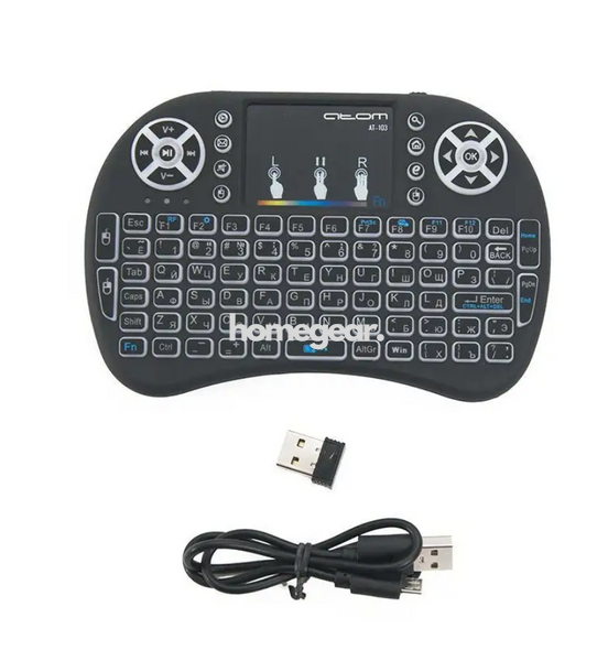 Бездротова клавіатура для Android TV Air Mouse wireless i8 + touch RT-MWK08 фото