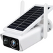 Бездротова автономна IP смарт-камера Wi Fi з датчиком руху та сонячною батареєю 2 MP AP IP Solar APP ICSEE UKC 3214602 фото 1