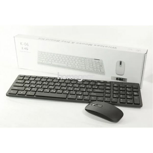 Беспроводная клавиатура и оптическая мышь UKC K06 3214596 фото